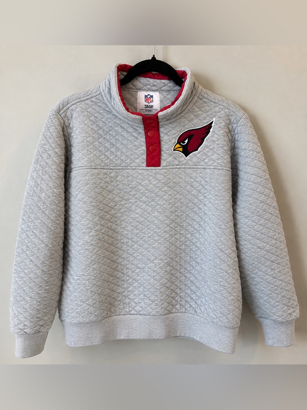 Arizona Cardinals | NFL Quilted Snap Pullover | Women’s XXL ♥️🏈